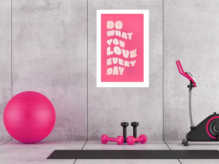 Wandposter Do What You Love Every Day [Poster] 142620 additionalImage 27