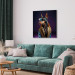 Wandbild AI Doberman Dog - Animal Fantasy Portrait With Stylish Glasses - Square 150130 additionalThumb 10