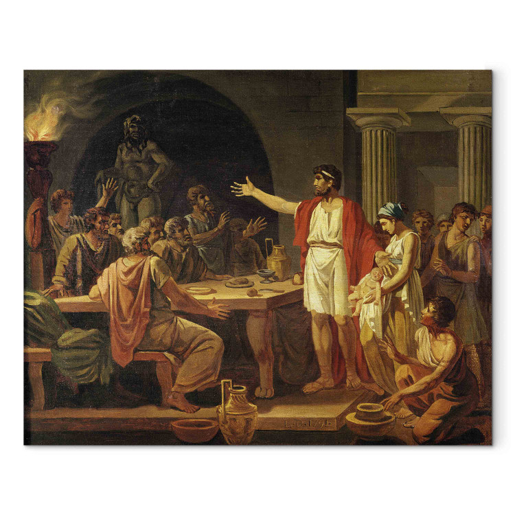 Kunstdruck Study for Lycurgus Showing the Ancients of Sparta their King 156330