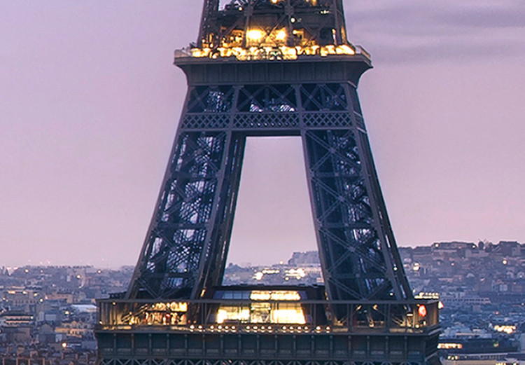 Fototapete Pariser Stadtbauwerke - Französische Stadt bei Nacht mit Eiffelturm 107240 additionalImage 4