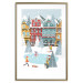 Wandposter Winter Town - Tenement Houses and an Ice Rink in a Festive Atmosphere 148040 additionalThumb 25