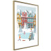 Wandposter Winter Town - Tenement Houses and an Ice Rink in a Festive Atmosphere 148040 additionalThumb 13