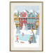 Wandposter Winter Town - Tenement Houses and an Ice Rink in a Festive Atmosphere 148040 additionalThumb 26