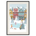 Wandposter Winter Town - Tenement Houses and an Ice Rink in a Festive Atmosphere 148040 additionalThumb 27