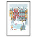 Wandposter Winter Town - Tenement Houses and an Ice Rink in a Festive Atmosphere 148040 additionalThumb 24