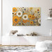 Wandbild Orange Meadow - A Composition of Flowers in the Style of Klimt’s Paintings 151050 additionalThumb 3