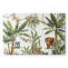 Bild auf Leinwand Exotic Landscape - Jungle With Animals and Exotic Birds 151250 additionalThumb 7