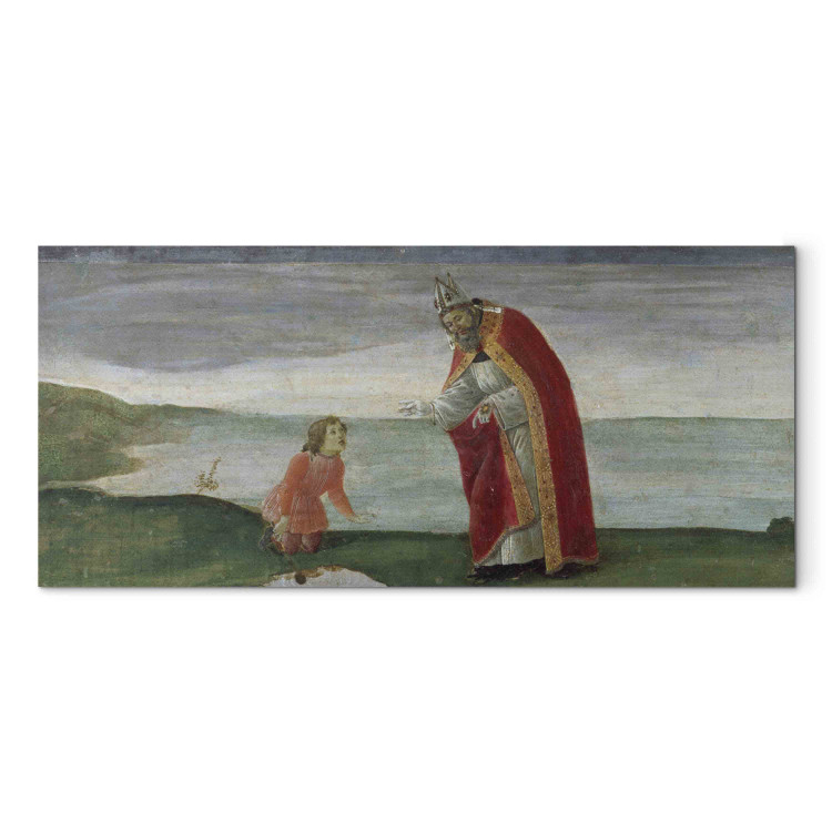 Wandbild Saint Augustinus and the boy on the beach 155550