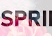 Wandbild Der Frühling ist da – eine typografische Komposition mit einer Inschrift in Englisch auf einem Hintergrund mit bunten Blumen 127060 additionalThumb 5