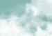 Leinwandbild Wolken und Vögel - Pastell-Landschaftshimmel im Japandi-Stil 131760 additionalThumb 4