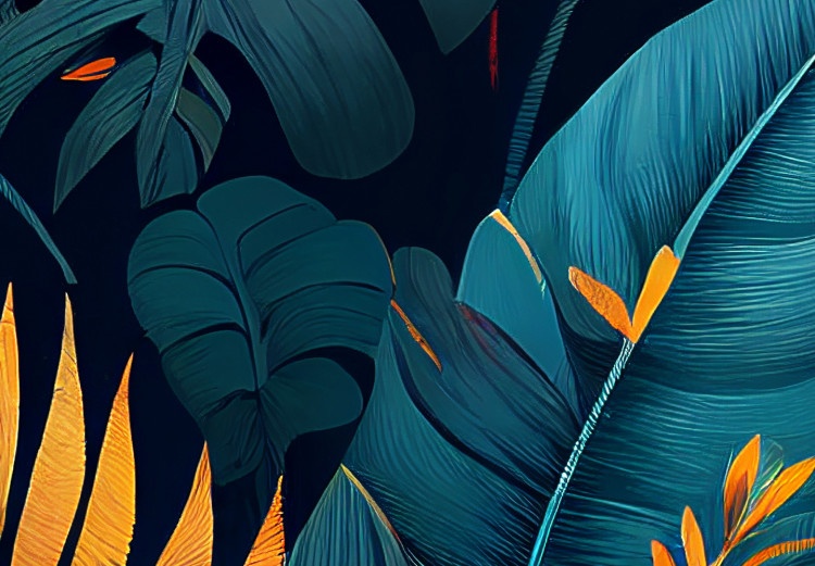 Bild auf Leinwand Exotic Birds - Toucans Among Colorful Vegetation in the Jungle 149860 additionalImage 4
