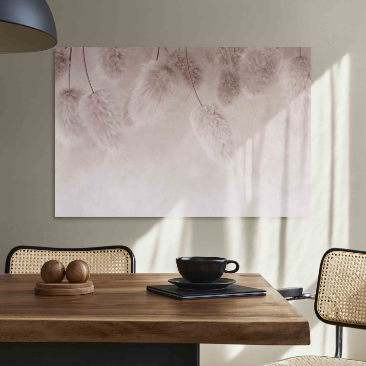 Wandbild Pink Boho - Pastel Composition With Fluffy Plants 151460 additionalImage 5