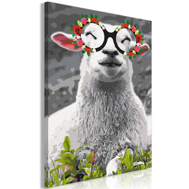 Malen nach Zahlen-Bild für Erwachsene Lovable Miss Sheep 138680 additionalImage 5