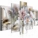 Leinwandbild Abstraction With Flowers - Spring Blooming With Gold Elements 148480 additionalThumb 2