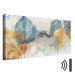 Wandbild A Breath of Autumn - Yellow and Blue Leaves on an Abstract Background 151280 additionalThumb 8