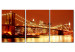 Leinwandbild New York: Blick auf Brooklyn Brücke 58380