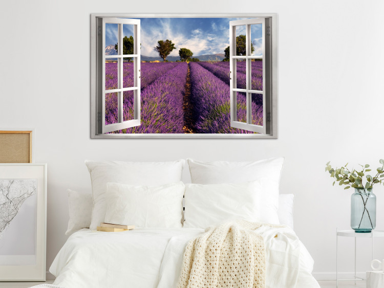 Bild auf Leinwand Lavender Field (1 Part) Wide 125001 additionalImage 3