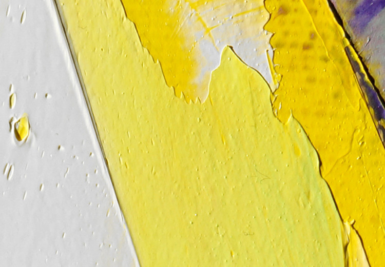 Leinwandbild Abstract Colors - A Composition of Paints Applied With a Spatula 151811 additionalImage 5