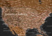 Dekorative Pinnwand Brown World Map [Cork Map - French Text] 105921 additionalThumb 7