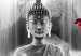Bild auf Leinwand Buddha Smile (5 Parts) Wide Red 121921 additionalThumb 4
