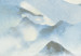 Vlies Fototapete Winter in den Bergen - Gipfel-Landschaft mit Schnee und Nebel 138831 additionalThumb 3