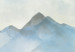 Vlies Fototapete Winter in den Bergen - Gipfel-Landschaft mit Schnee und Nebel 138831 additionalThumb 4