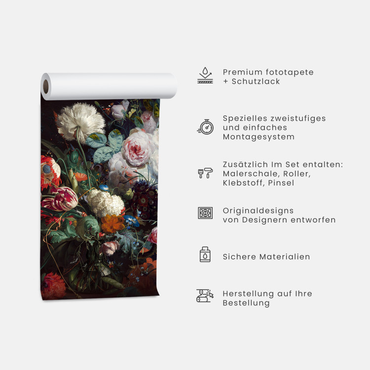 Fototapete Zartes Boho - Landschaft mit Blumen- und Blattkomposition in Rosatönen 143731 additionalImage 9
