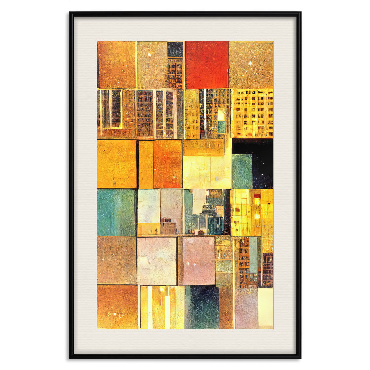 Wandposter Abstract Tiles - A Geometric Composition in Klimt’s Style 151141 additionalImage 24