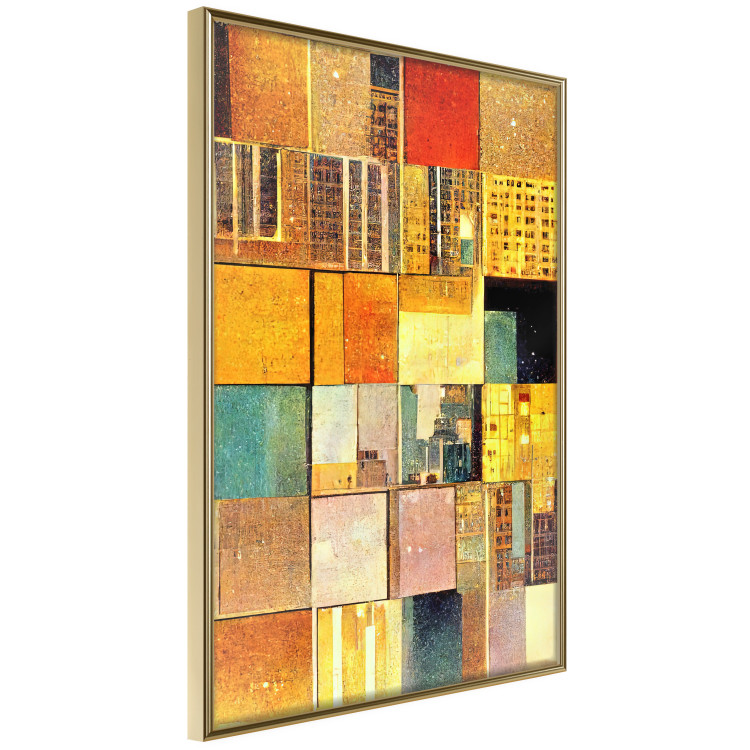 Wandposter Abstract Tiles - A Geometric Composition in Klimt’s Style 151141 additionalImage 3