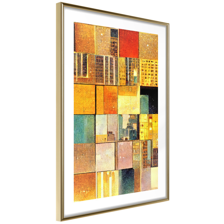 Wandposter Abstract Tiles - A Geometric Composition in Klimt’s Style 151141 additionalImage 8