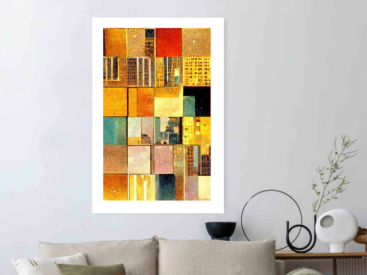 Wandposter Abstract Tiles - A Geometric Composition in Klimt’s Style 151141 additionalImage 11