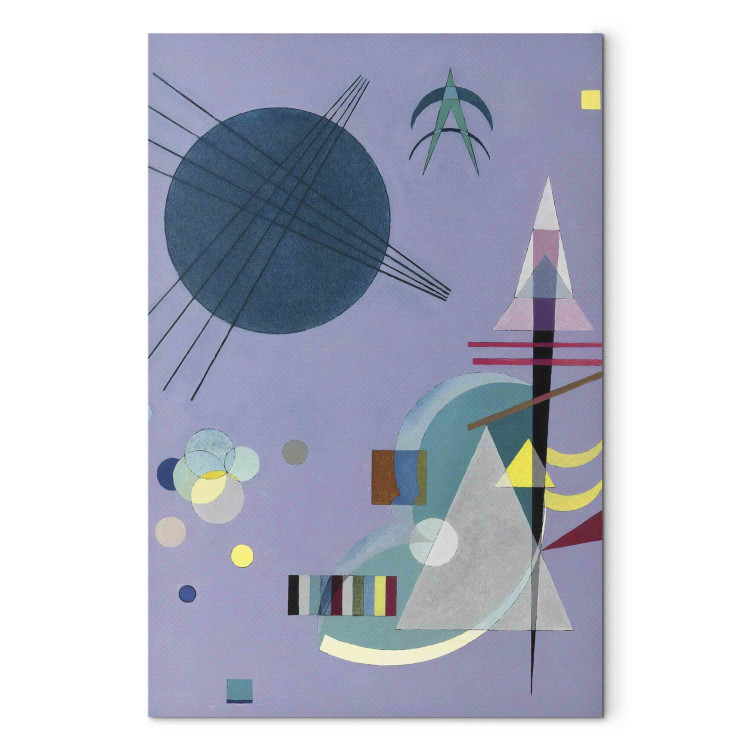 Wandbild XXL Violet Abstraction - A Colorful Geometric Composition by Kandinsky [Large Format] 151641