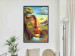 Poster Abstract Face - Portrait of a Woman Against the Background of Mountains and a Small Town 151151 additionalThumb 7