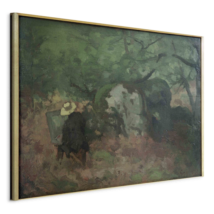 Wandbild Le peintre Monet dans la Forêt de Fontainebleau 153051 additionalImage 2