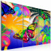 Bild auf Leinwand Exotische Schmetterlinge - Triptychon 50361 additionalThumb 2