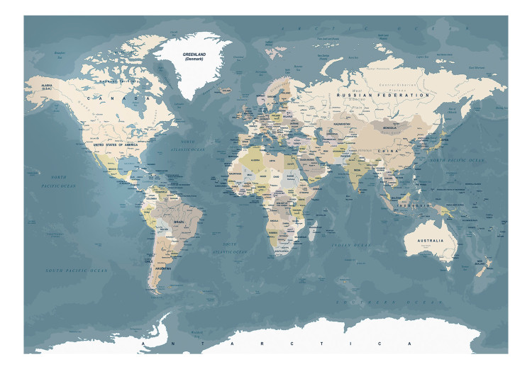 Vlies Fototapete Vintage World Map 108271 additionalImage 1