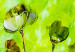 Leinwandbild Grüne Blumen (3-teilig) - Komposition mit dem Effekt einer Wiese 48571 additionalThumb 3