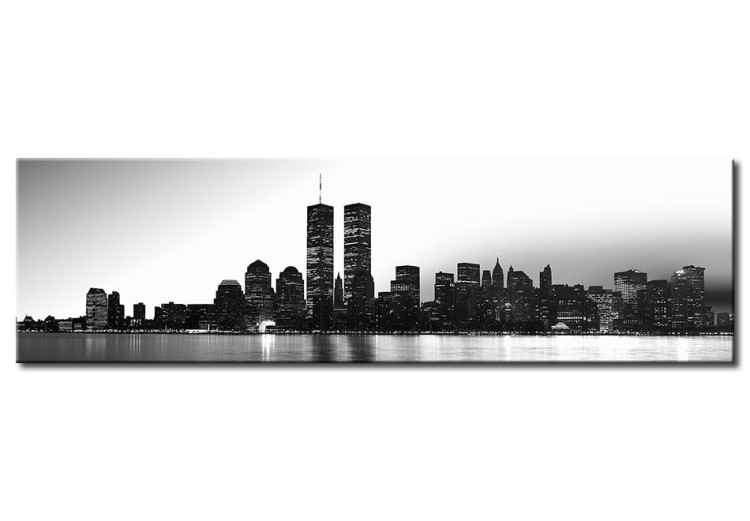 Wandbild World Trade Center in Schwarz und Weiß  58371