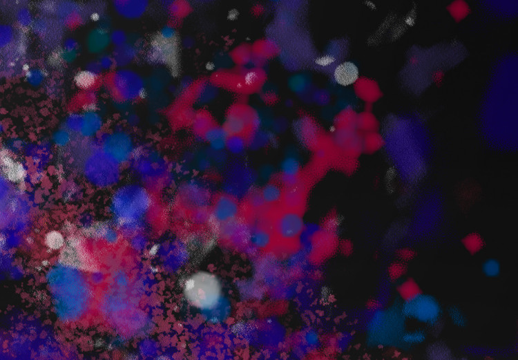 Leinwandbild Bunter Kosmos - Abstraktion inspiriert von Galaxie-Fotos 135681 additionalImage 4