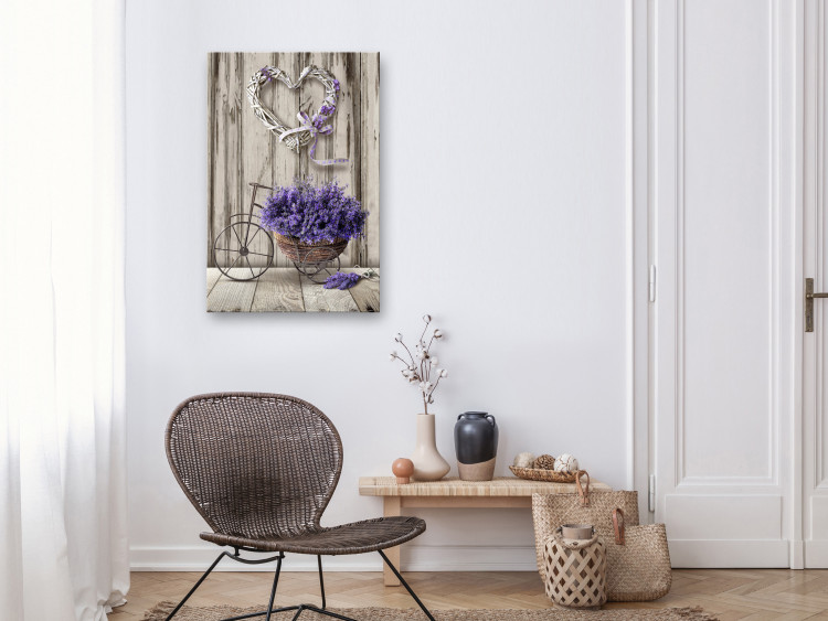 Leinwandbild Secret Lavender Bouquet (1 Part) Vertical 128402 additionalImage 3