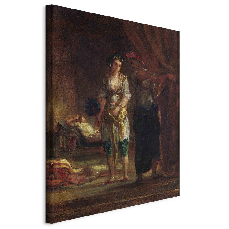 Kunstdruck Interior of a Harem in Oran Eugène Delacroix Kunstdrucke