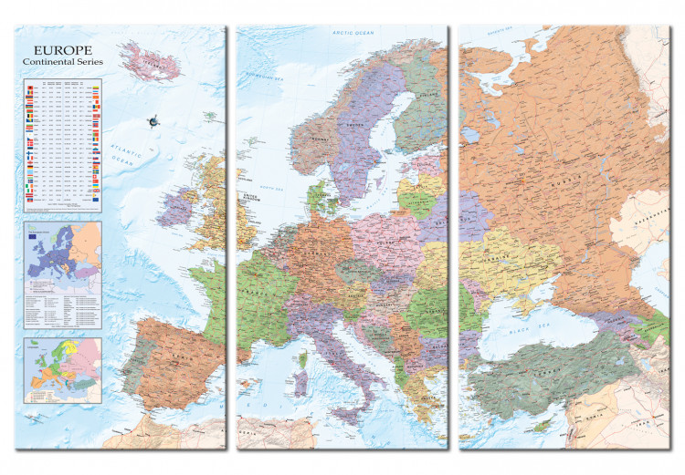 Dekorative Pinnwand World Maps: Europe II [Cork Map] 97402