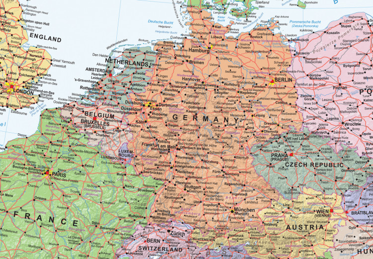 Dekorative Pinnwand World Maps: Europe II [Cork Map] 97402 additionalImage 5
