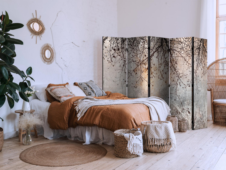Trennwand Decorative Tree - Delicate Twigs With Flowers in the Colors of the Morning II [Room Dividers] 151412 additionalImage 2