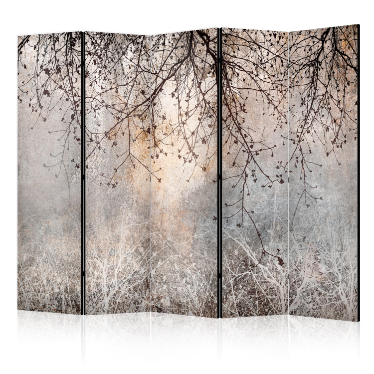 Trennwand Decorative Tree - Delicate Twigs With Flowers in the Colors of the Morning II [Room Dividers] 151412