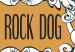 Leinwandbild Rock Hund – eine Komposition in einem original goldenen Rahmen mit Ornamenten und einem schwarzen Hund mit Brille mit englischen Inschriften 123632 additionalThumb 4