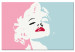 Wandbild zum Malen nach Zahlen Marilyn in Pink 135152 additionalThumb 5