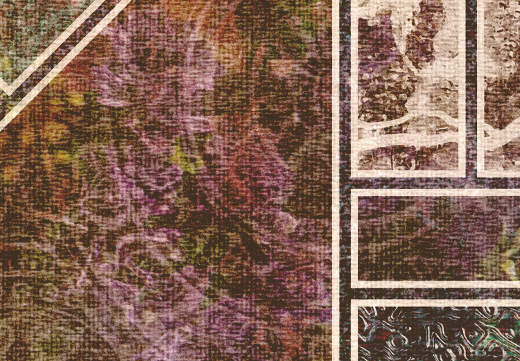 Fototapete Alter Bleiglas - Hintergrund mit bunten Musterdetails in warmen Farben 143152 additionalImage 3