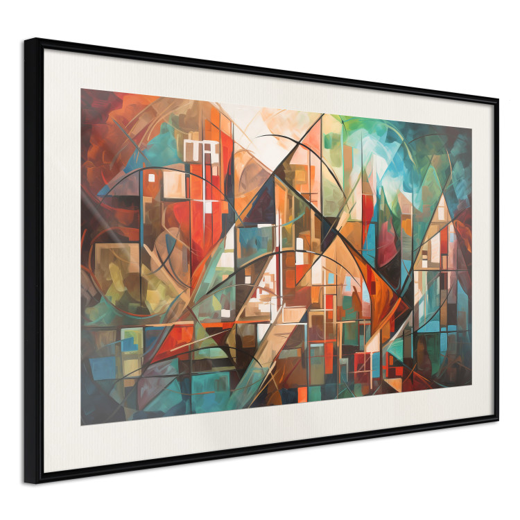 Wandposter Abstract City - Geometric Composition Generated by AI 151152 additionalImage 9
