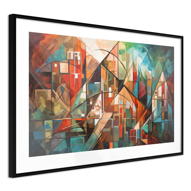 Wandposter Abstract City - Geometric Composition Generated by AI 151152 additionalImage 4